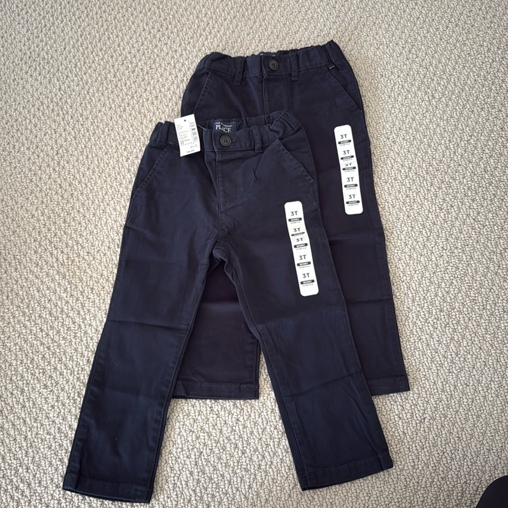 The Children's Place Boys' and Toddler Stretch Skinny Chino Pants - 2-pack